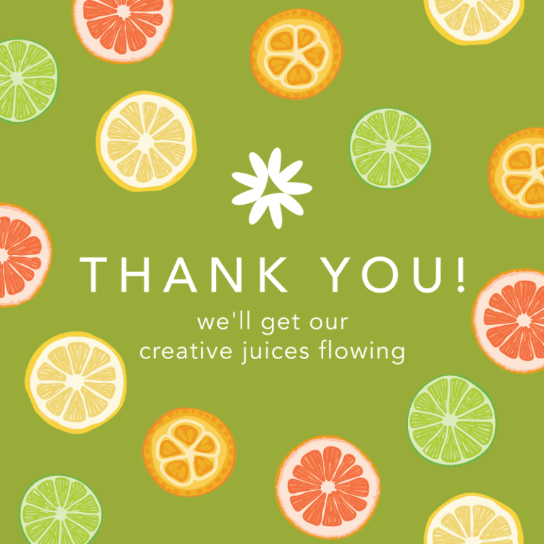 Form order thank you - Juice Marketing and Design